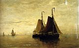 Hendrik Willem Mesdag Canvas Paintings - Kalme Zee